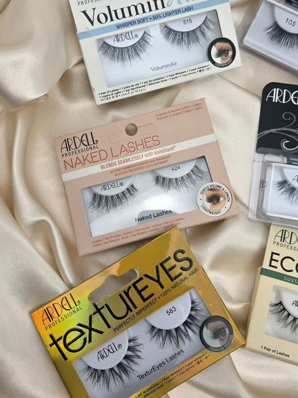 Ardell False Eyelashes - Assorted Styles – Lot of 6 – New
